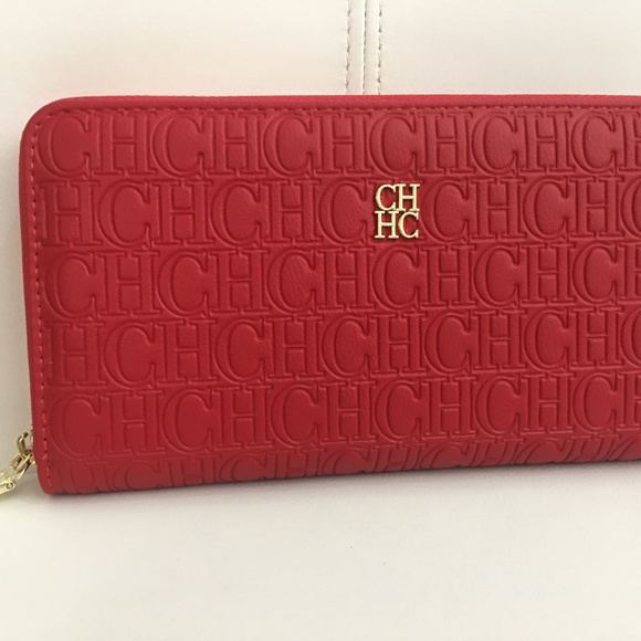 CH LUXURY DESIGNER LOGO PATTERN WALLET IN CASE & BOX - Picture 1 of 3